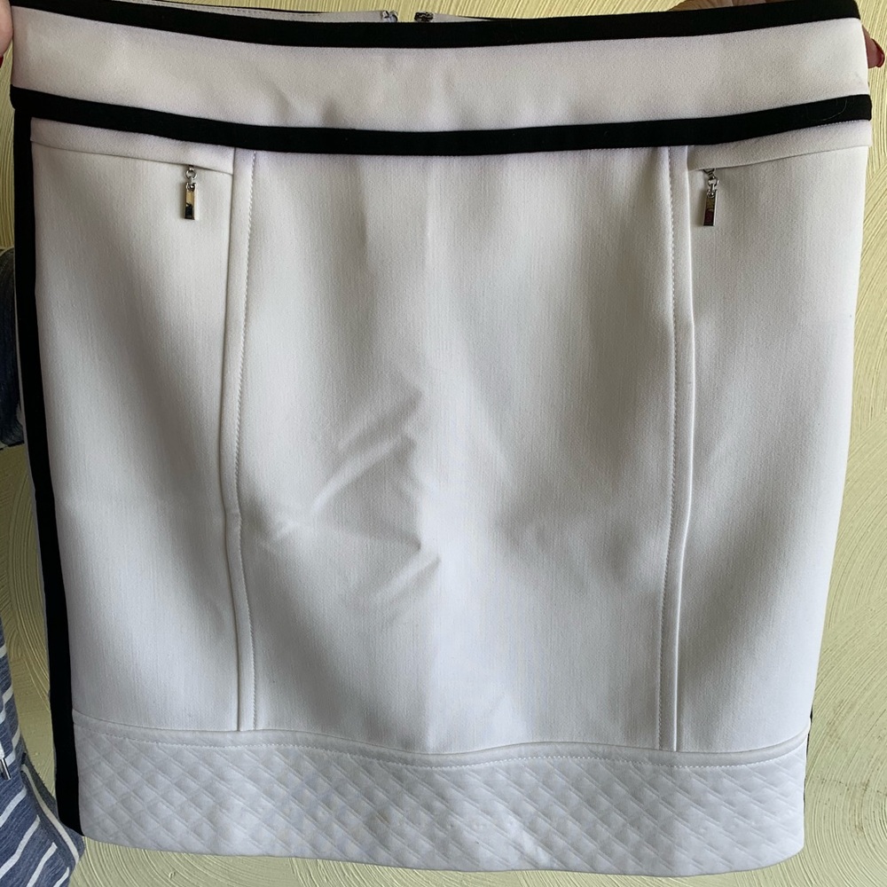 White Work Dressy Skirt